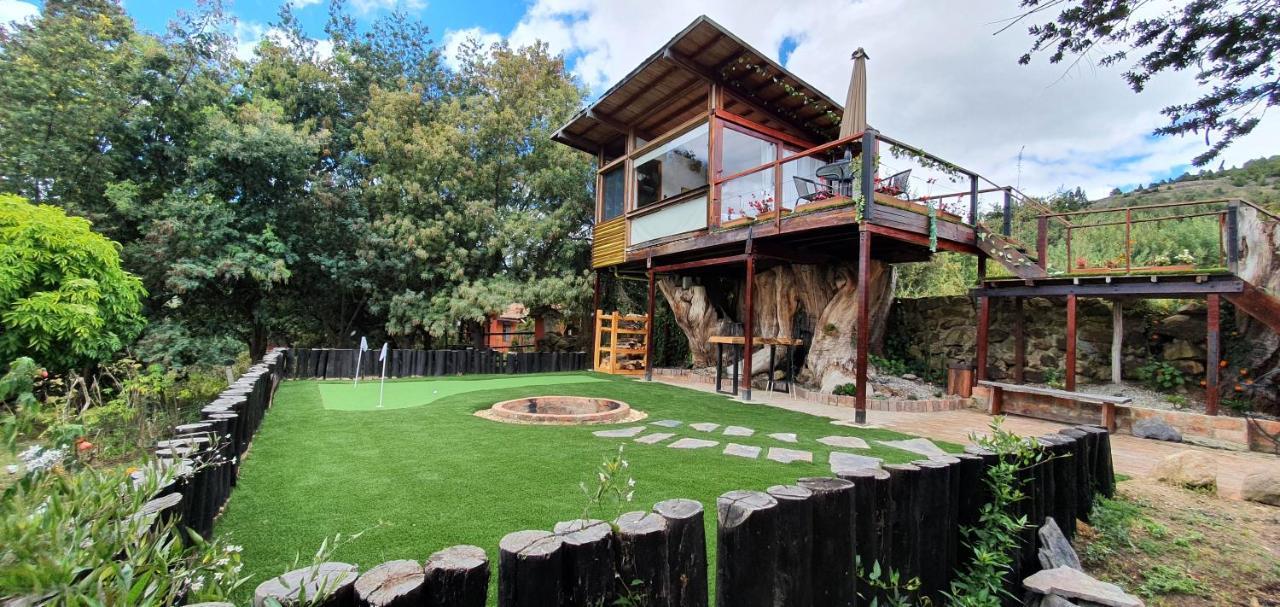 Villa Casa En El Arbol Suesca Exterior foto