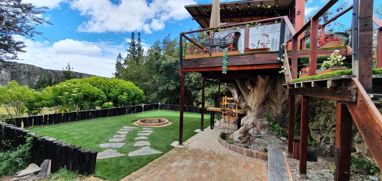 Villa Casa En El Arbol Suesca Exterior foto